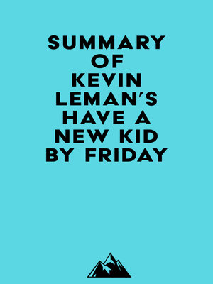 cover image of Summary of Kevin Leman's Have a New Kid by Friday